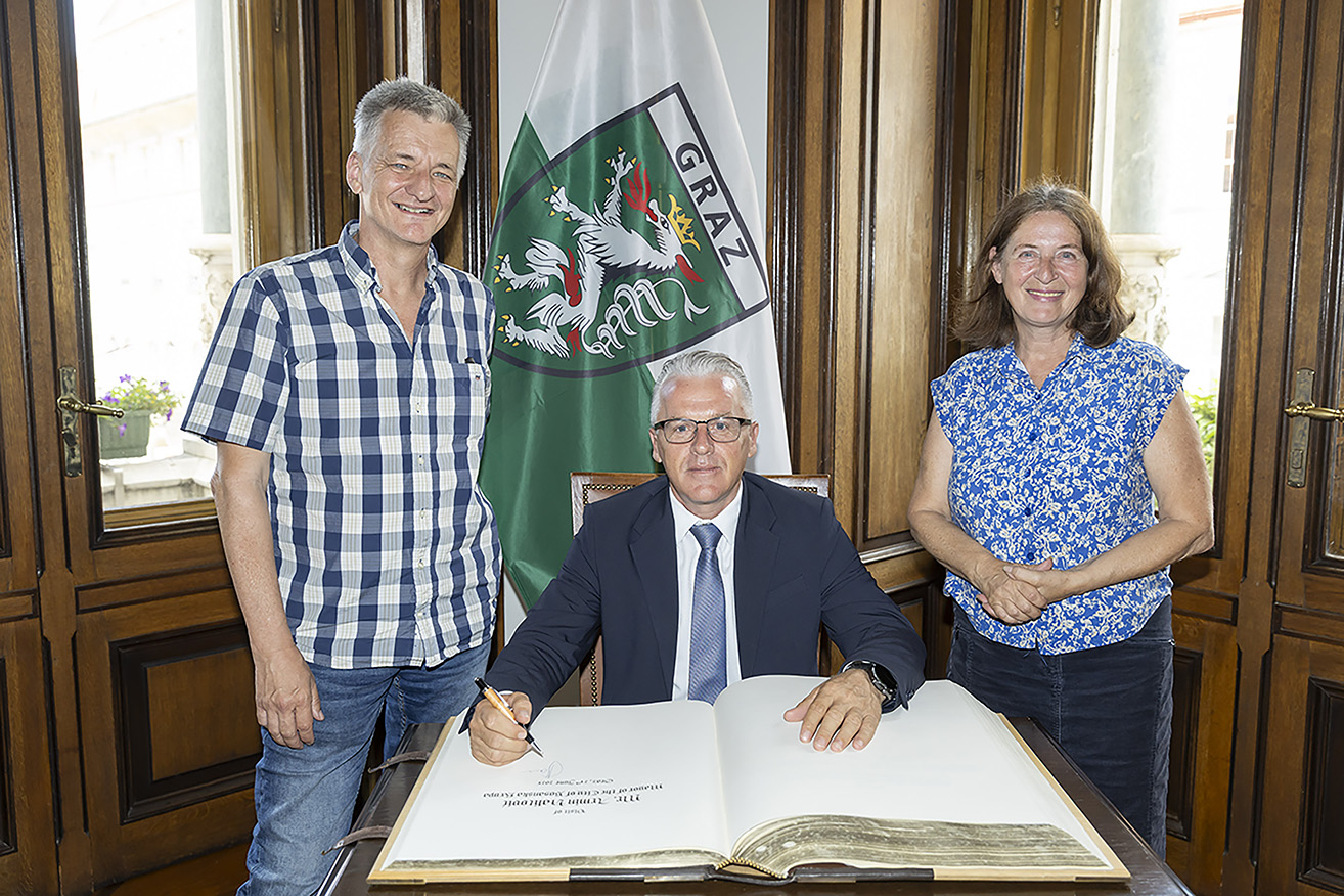 Bürgermeister Armin Halitović zu Gast © Stadt Graz/Fischer Bürgermeister Armin Halitović zu Gast
