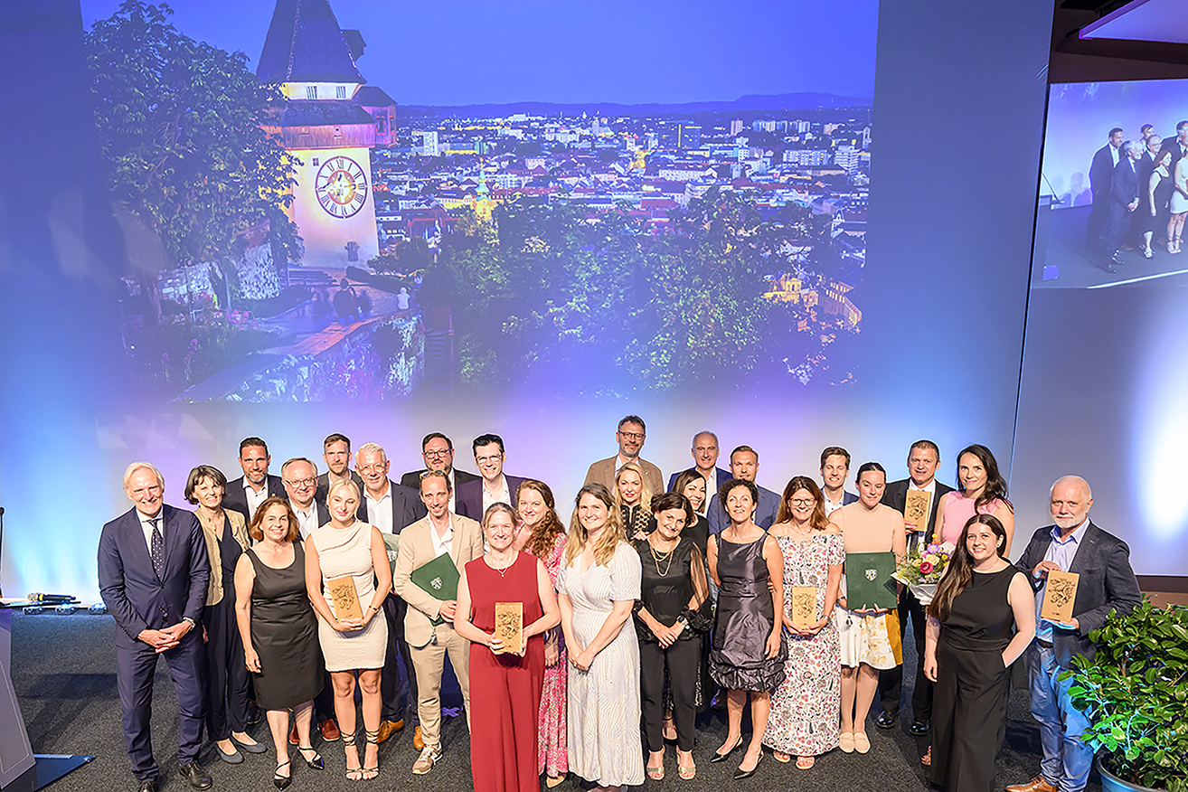 Vier Preise und eine Würdigung © Stadt Graz/Fischer Vier Preise und eine Würdigung