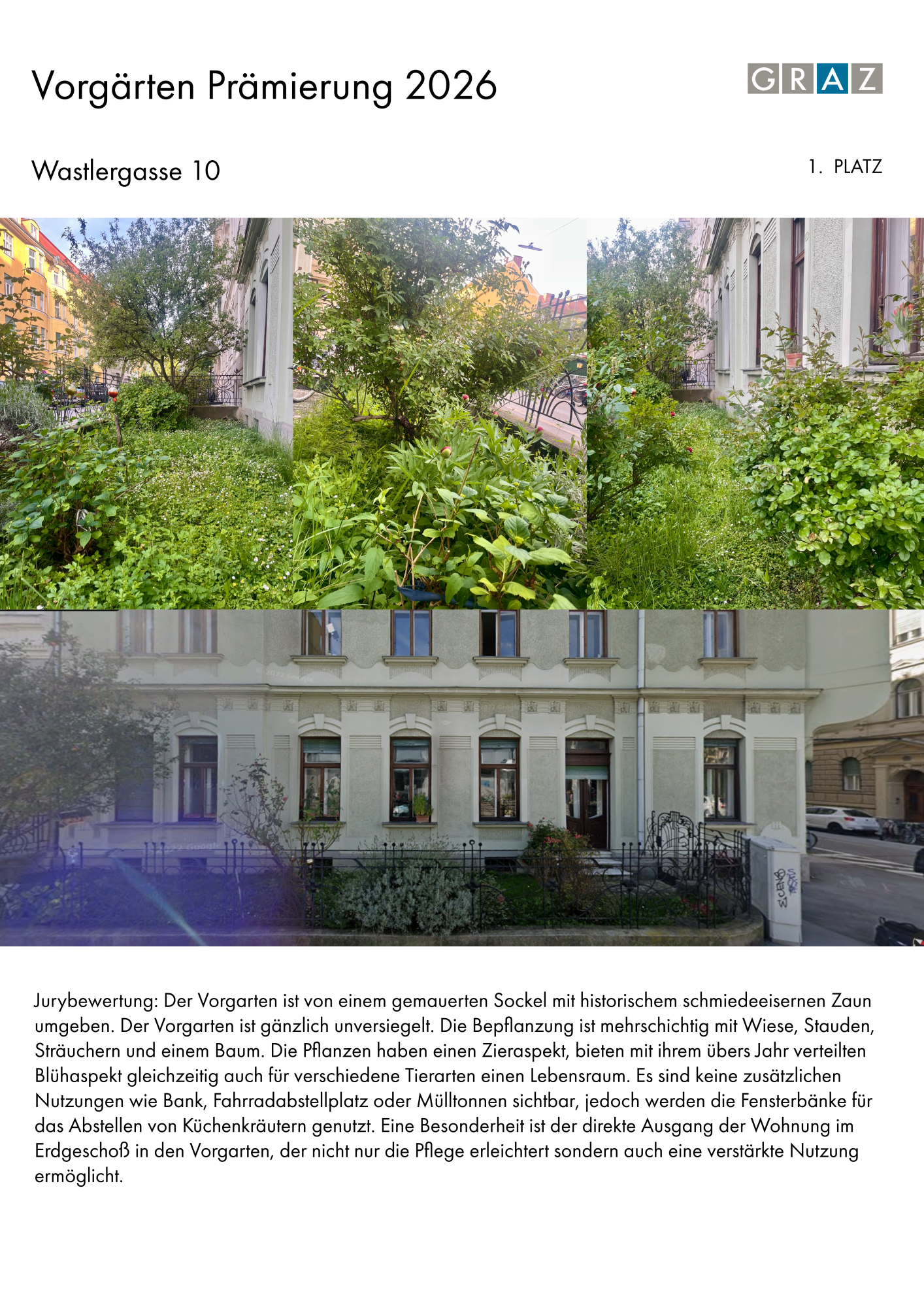 1. Platz © Stadt Graz 1. Platz