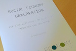 Sozcial Economy Deklaration - Symbolbild