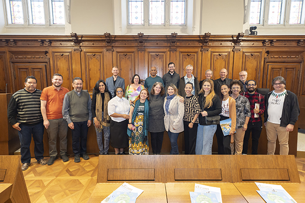 Eine 14-köpfige Delegation der Diözese Bom Jesus de Lapa in Brasilien besuchte Bürgermeisterin Elke Kahr im Rathaus.