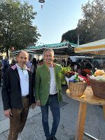 Andritzer Marktsprecher Josef Sonnleitner und Stadtrat Kurt Hohensinner, MBA