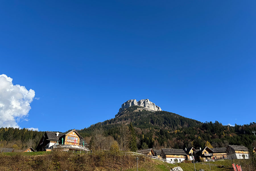 Der Weg zur Blaa-Alm, wo der Baum wuchs, liegt am Fuße des Losers.