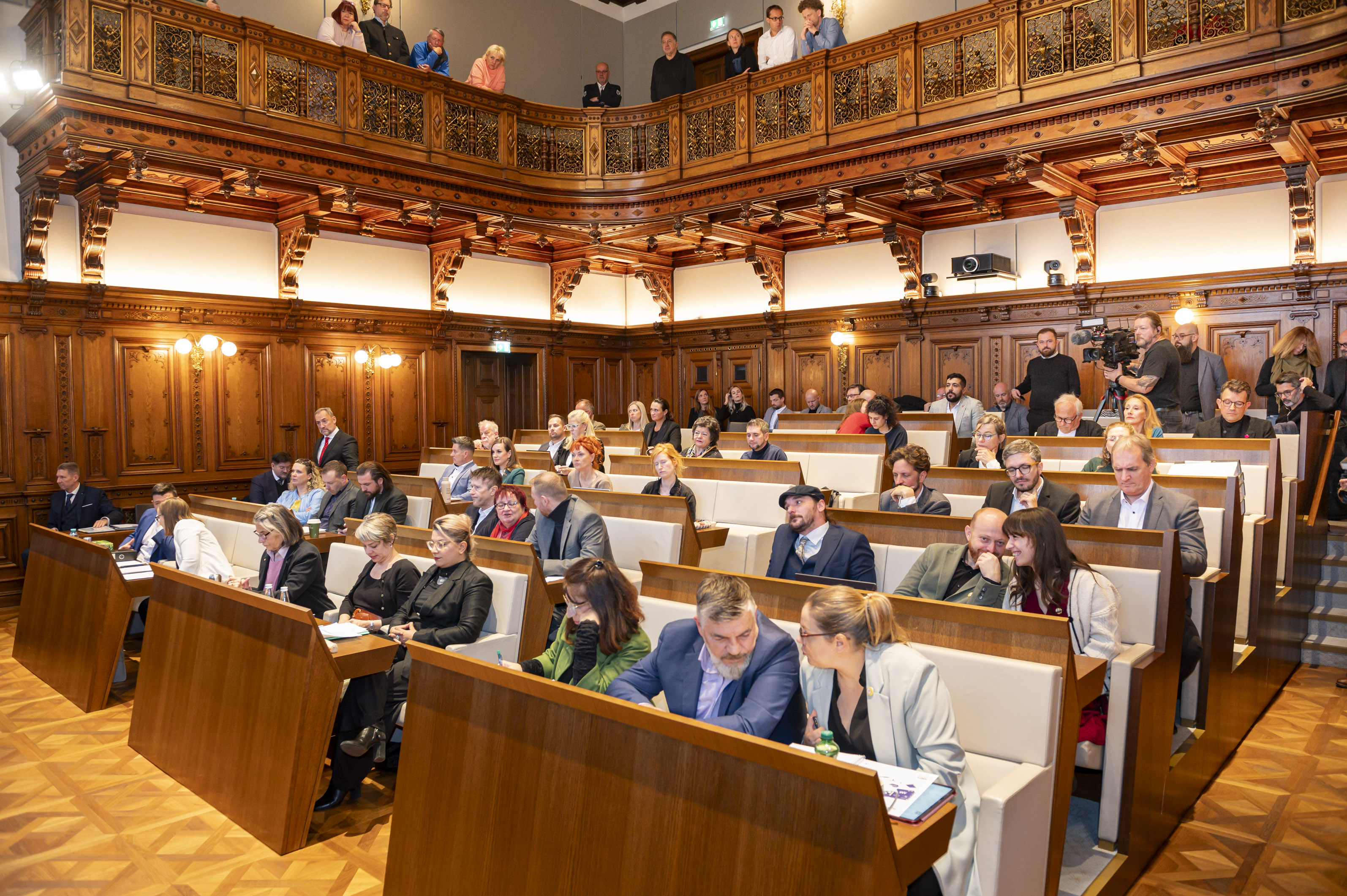 Der Sondergemeinderat im Grazer Rathaus.