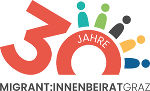 Logo 30 Jahre Migrant:innenbeirat