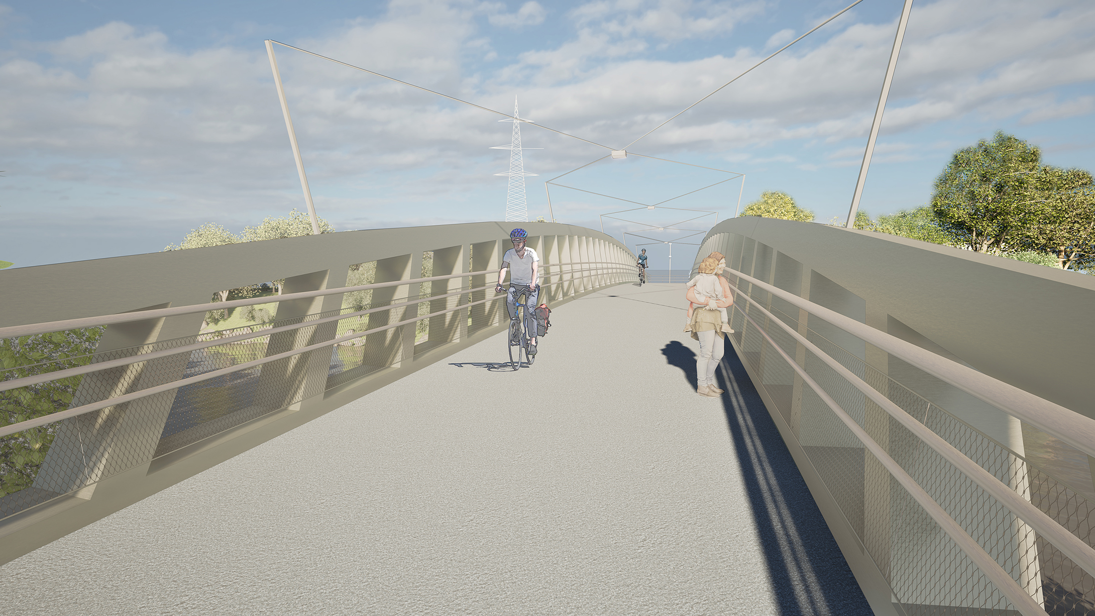 Der neue Pongratz-Moore-Steg © AXIS Ingenieurleistungen ZT GmbH Der neue Pongratz-Moore-Steg