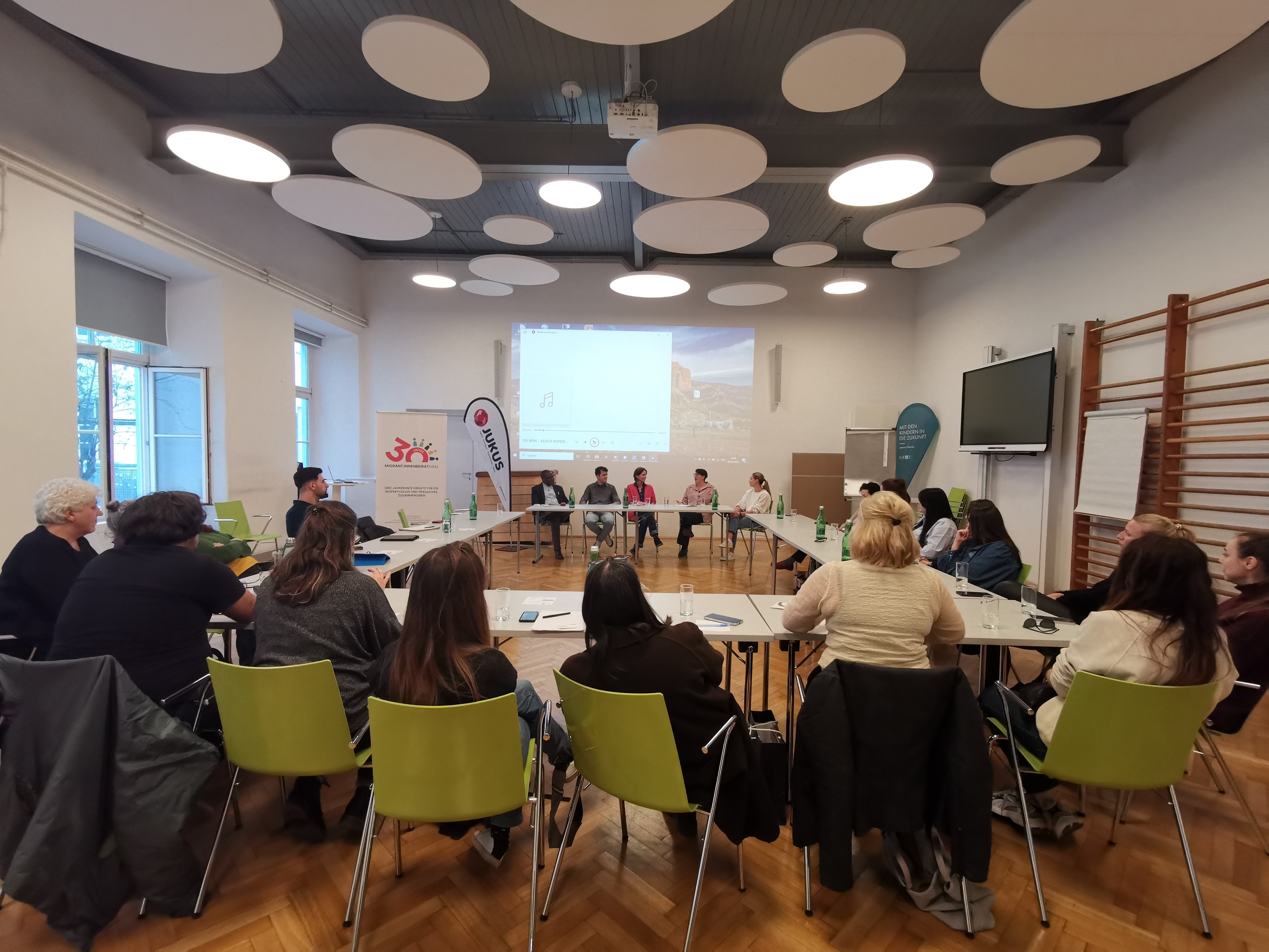 Community Talk: Gesundheit, Bewegung, Teilhabe © Migrant:innenbeirat der Stadt Graz Community Talk: Gesundheit, Bewegung, Teilhabe