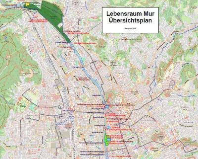 Übersichtsplan © Stadt Graz/Grünraum&Gewässer Übersichtsplan