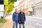 Schienenfachleute Sabine Kreuter und Klaus Masetti © Stadt Graz/Fischer Schienenfachleute Sabine Kreuter und Klaus Masetti
