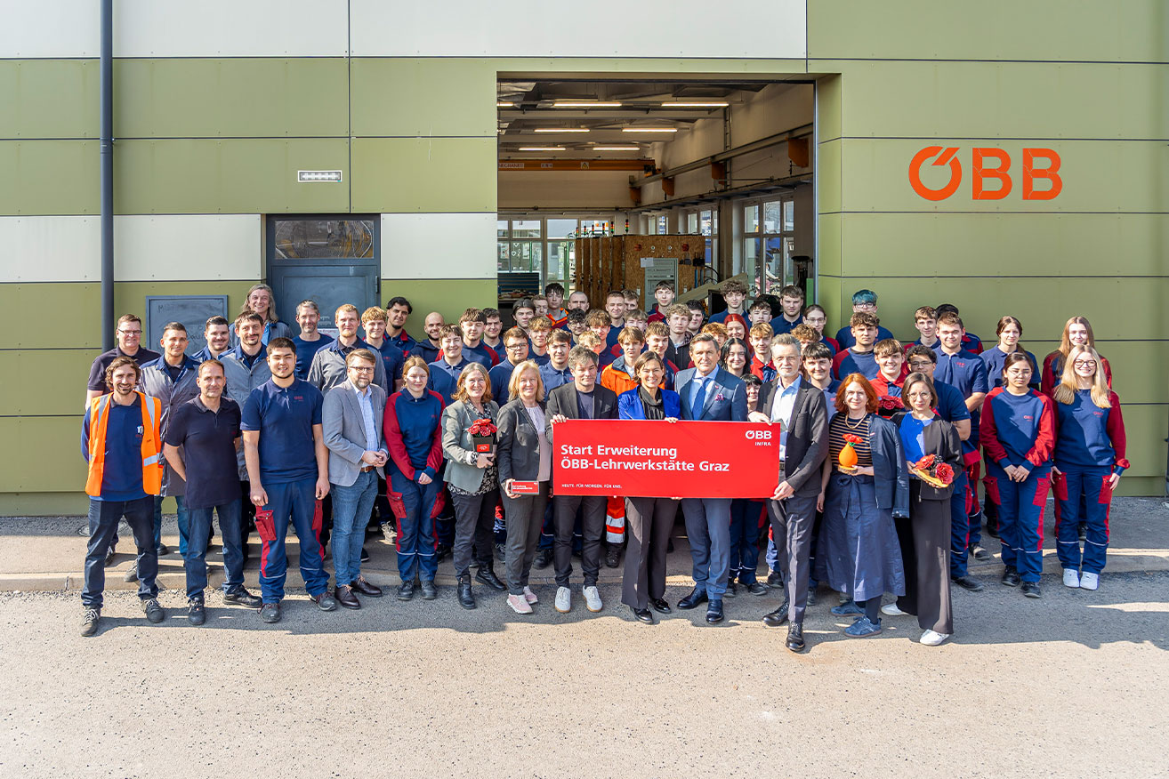 ÖBB erweitern Lehrwerkstätte in Graz