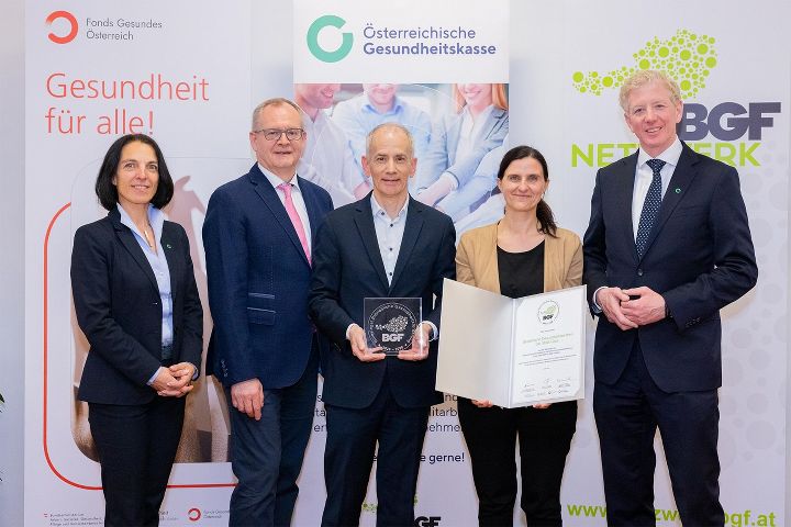 Übergabe Gütesiegel