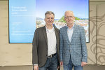 PK zur Personalpolitik: StR Manfred Eber (l.) und Personalamtsleiter Erich Kalcher. © Stadt Graz/Fischer PK zur Personalpolitik: StR Manfred Eber (l.) und Personalamtsleiter Erich Kalcher.