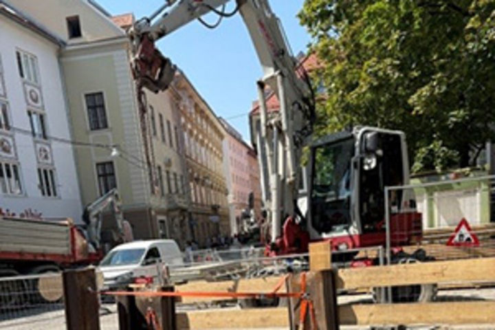Bauarbeiten am Tummelplatz