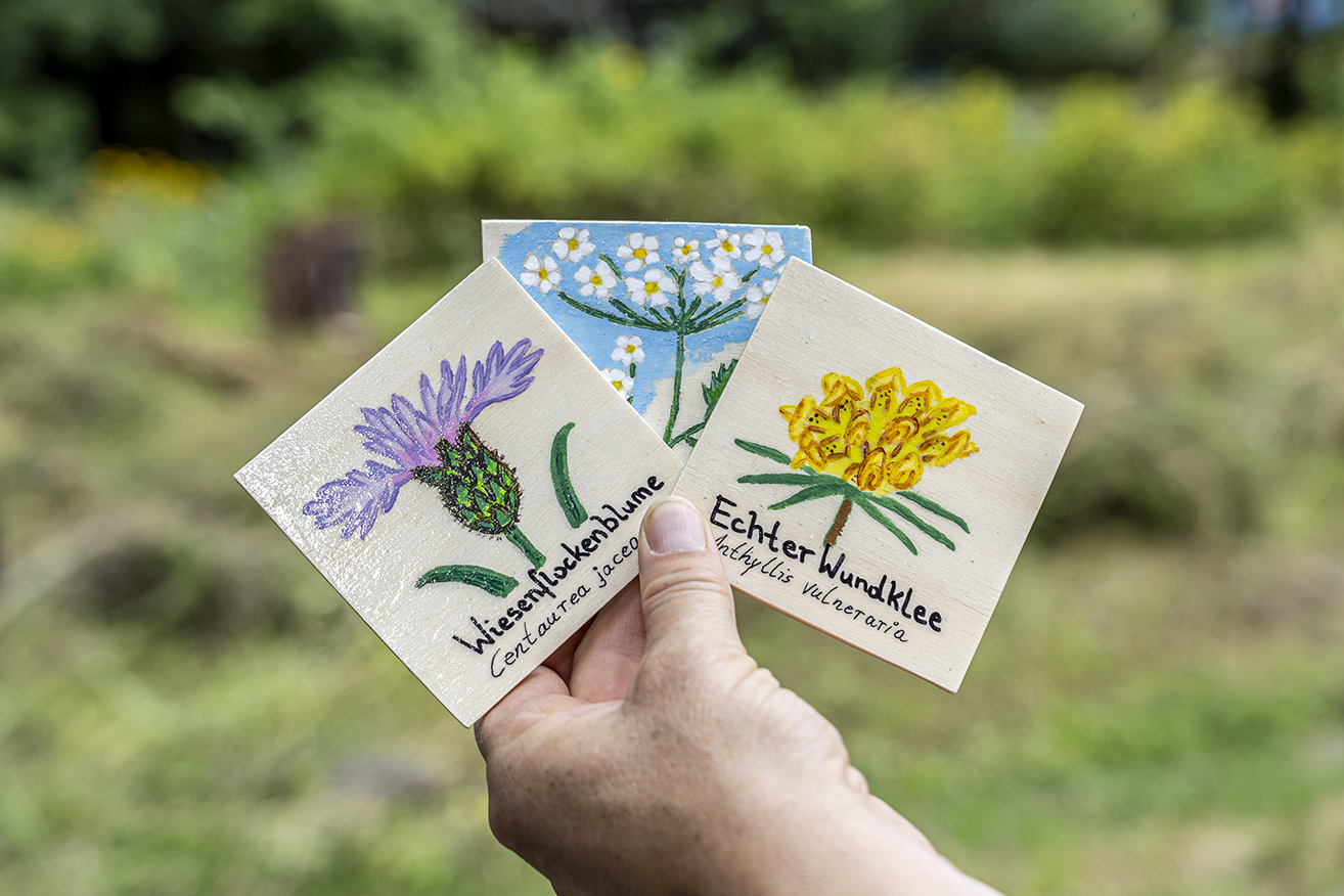 Kinder lernen im Garten viel über heimische Flora und Fauna. © Stadt Graz/Fischer Kinder lernen im Garten viel über heimische Flora und Fauna.