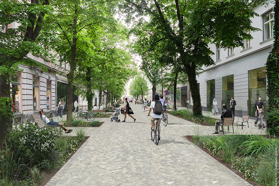 EU-Mittel für Grazer Projekte – wie etwa die Kaiserfeldgasse © Stadtplanung Graz EU-Mittel für Grazer Projekte – wie etwa die Kaiserfeldgasse