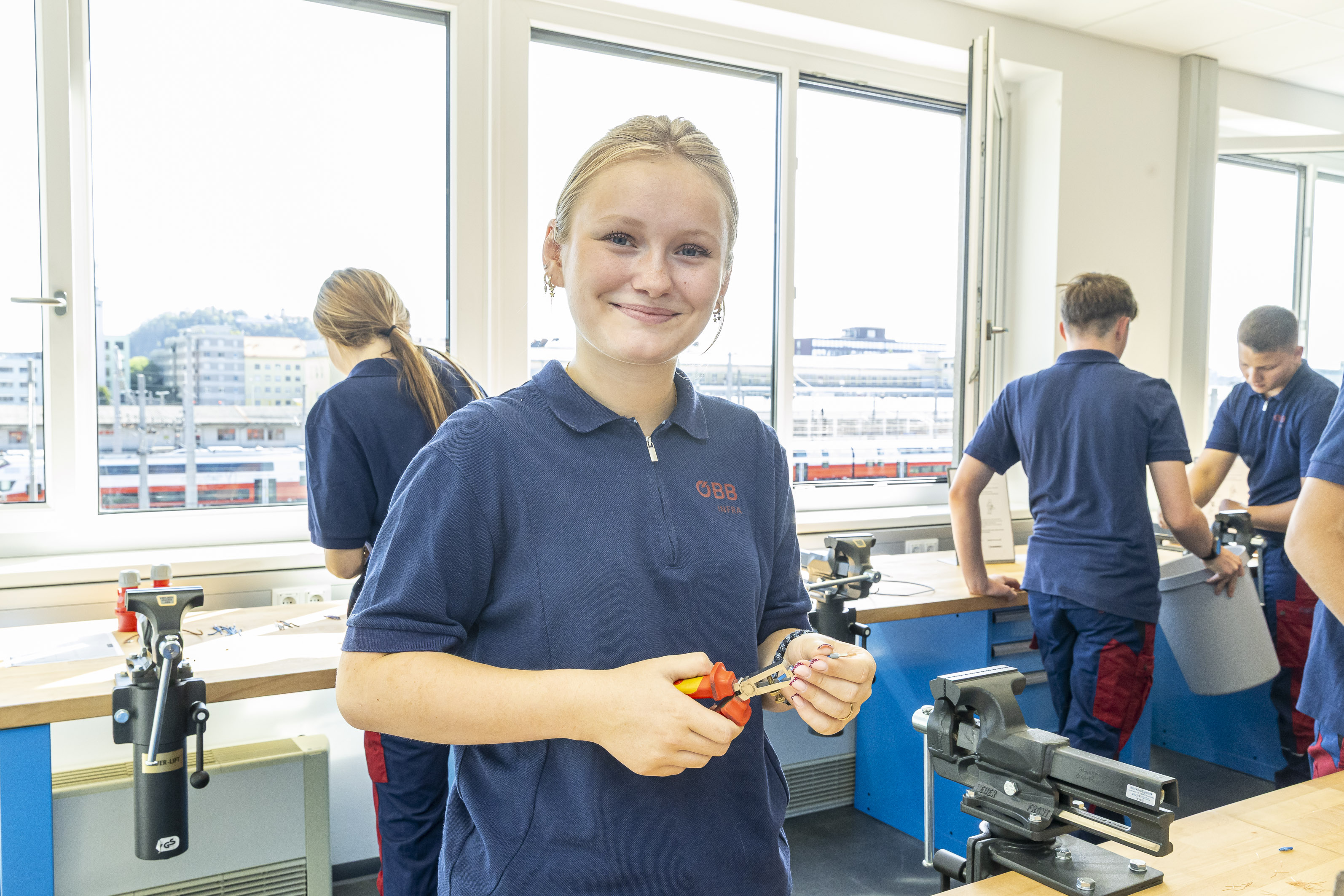 Impressionen aus der Lehrwerkstätte © Stadt Graz/Fischer Impressionen aus der Lehrwerkstätte